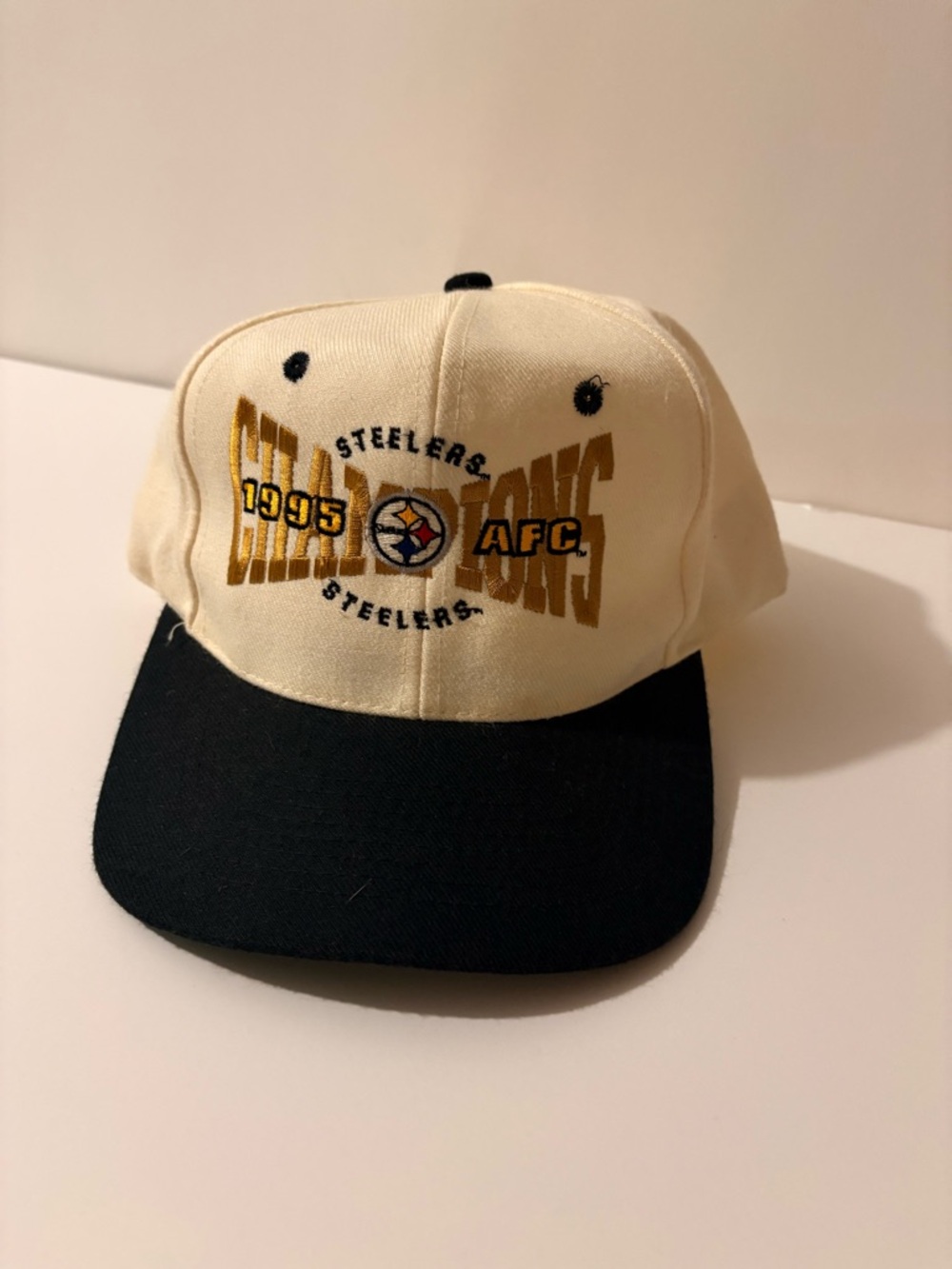 1995 Pittsburgh Steelers AFC Champions Two-Tone Hat